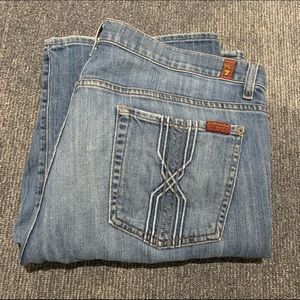 🔥Host Pic🔥 7 For All Mankind Mens Bootcut Blue Jeans Size 38x34 (EUC)